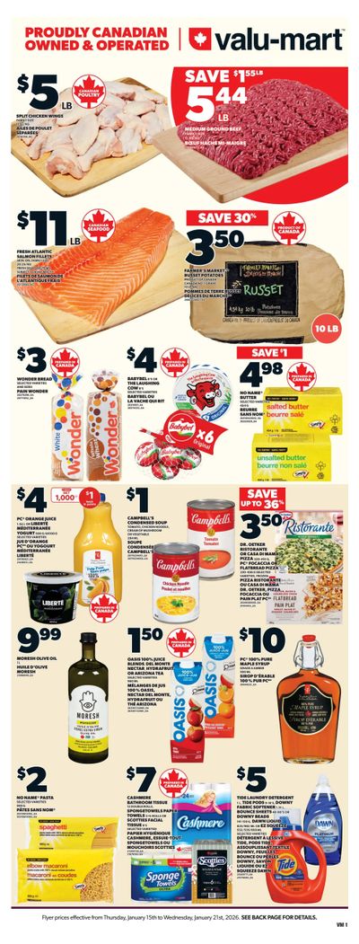 Valu-mart Flyer January 15 to 21