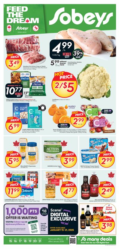 Sobeys (ON) Flyer January 15 to 21