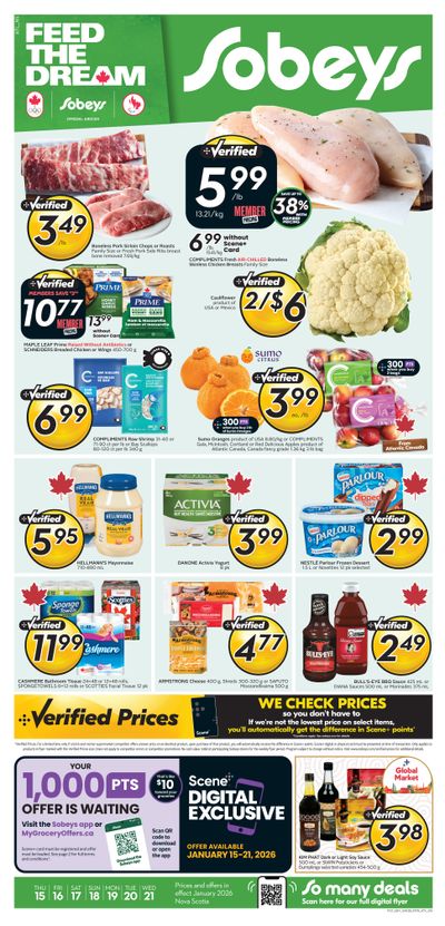 Sobeys (Atlantic) Flyer January 15 to 21