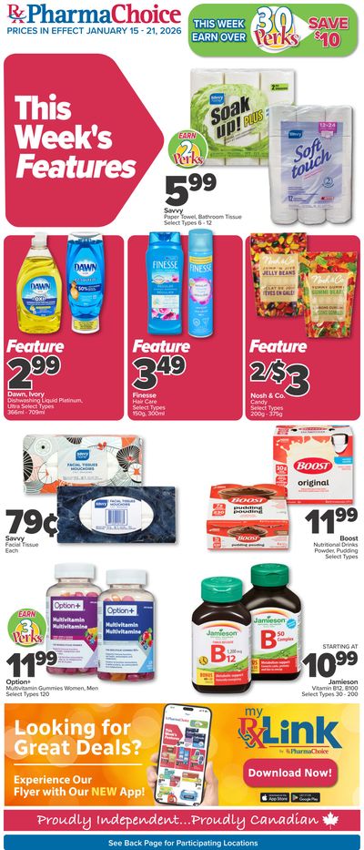 PharmaChoice (ON & Atlantic) Flyer January 15 to 21