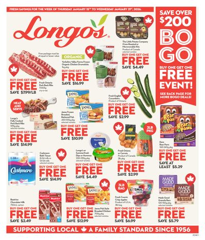 Longo's Flyer January 15 to 21