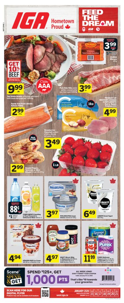 IGA (West) Flyer January 15 to 21