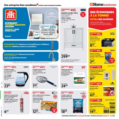 Home Hardware (QC) Flyer January 15 to 28