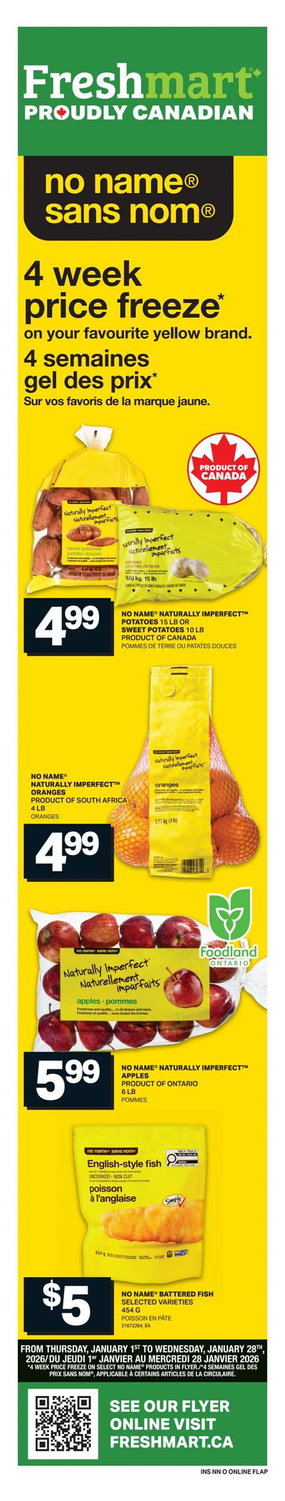 Freshmart (ON) Flyer January 15 to 21