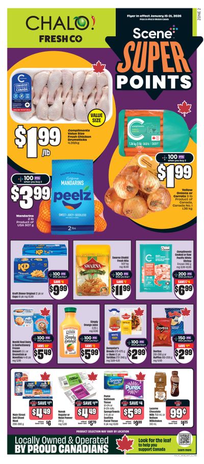Chalo! FreshCo (West) Flyer January 15 to 21