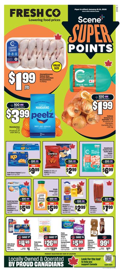 FreshCo (West) Flyer January 15 to 21