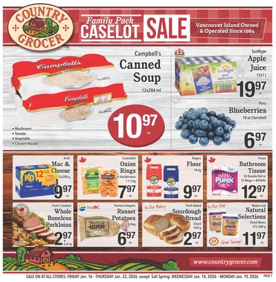 Country Grocer Flyer January 16 to 22