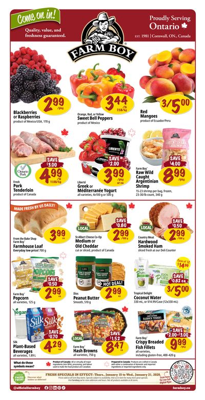 Farm Boy Flyer January 15 to 21