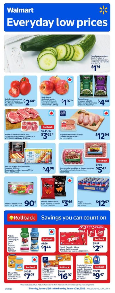 Walmart (ON) Flyer January 15 to 21