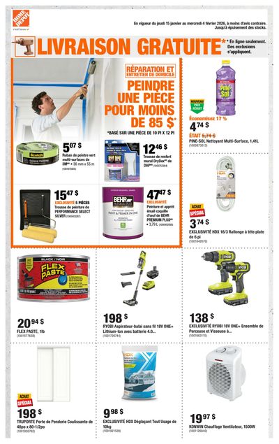 Home Depot (QC) Flyer January 15 to February 4