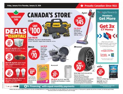 Canadian Tire (West) Flyer January 16 to 22