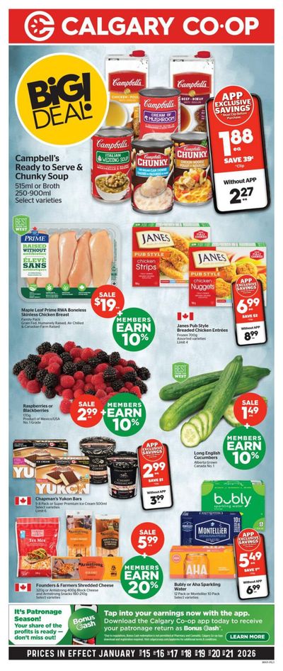 Calgary Co-op Flyer January 15 to 21