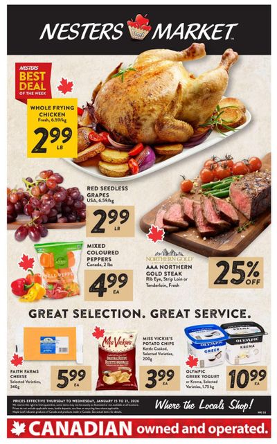 Nesters Market Flyer January 15 to 21
