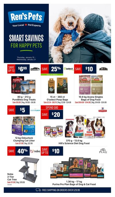 Ren's Pets Flyer January 15 to 21
