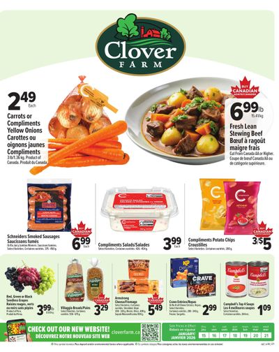 Clover Farm (Atlantic) Flyer January 15 to 21
