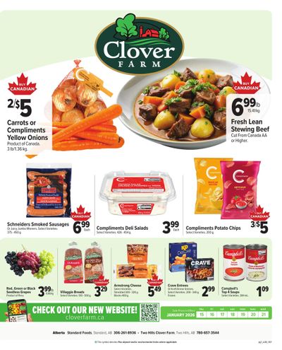 Clover Farm (West) Flyer January 15 to 21