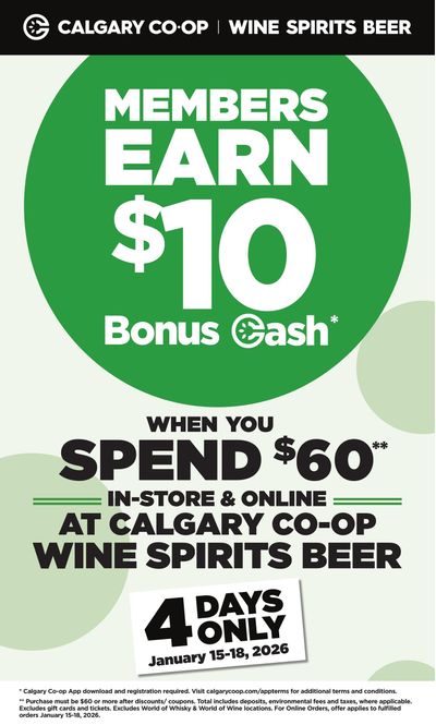 Calgary Co-op SWCB Flyer January 15 to 21