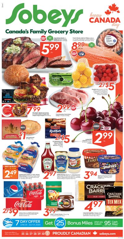 Sobeys (ON) Flyer June 25 to July 1