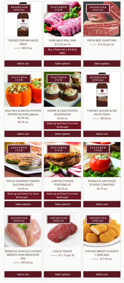 T-Bone's Flyer January 14 to 20