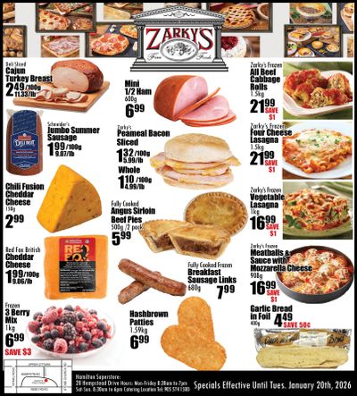 Zarky's Flyer January 14 to 20