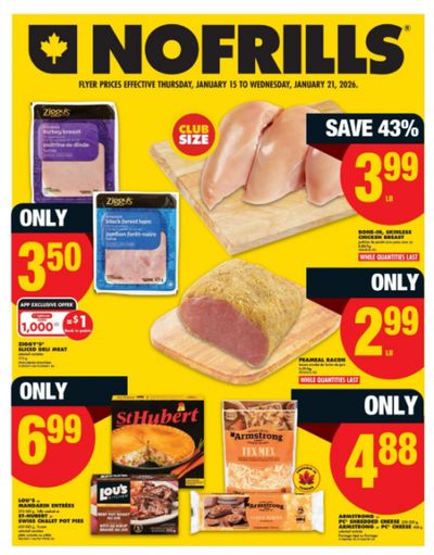 No Frills Ontario Flyer Deals January 15th – 21st