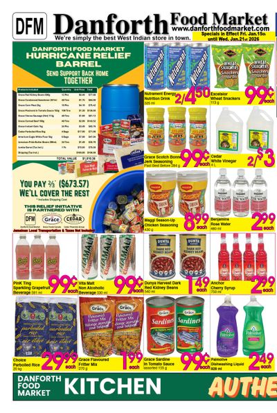 Danforth Food Market Flyer January 15 to 21