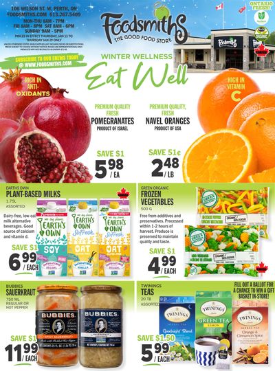 Foodsmiths Flyer January 15 to 29