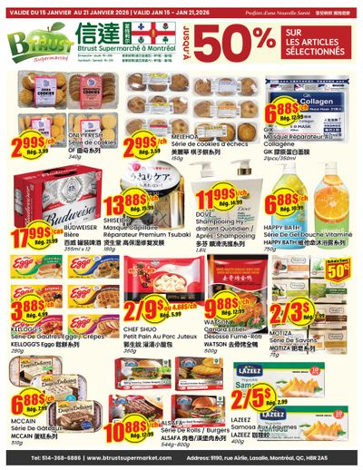 Btrust Supermarket (Montreal) Flyer January 15 to 21