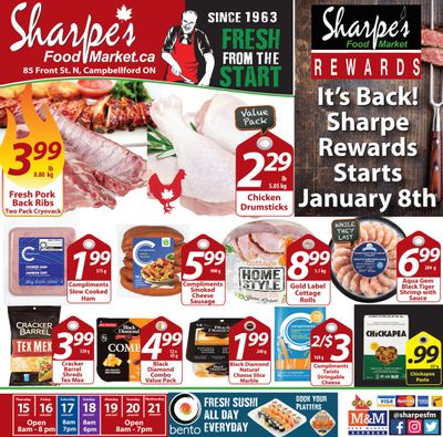 Sharpe's Food Market Flyer January 15 to 21