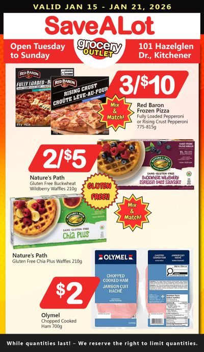 SaveALot Grocery Outlet Flyer January 15 to 21