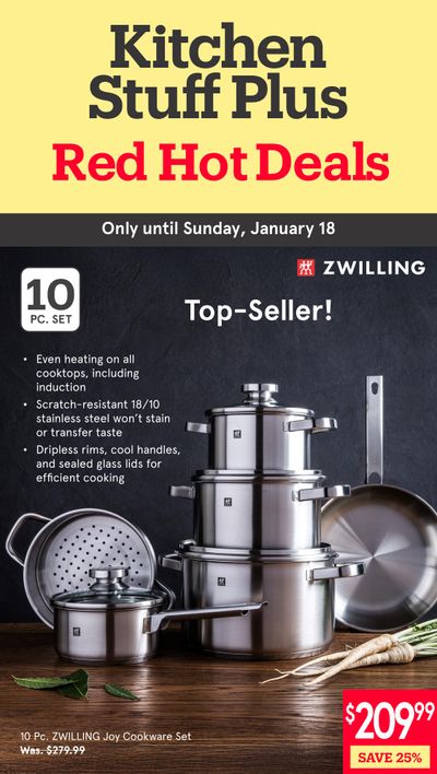 Kitchen Stuff Plus Flyer January 15 to 25