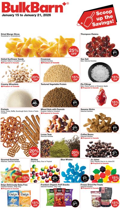 Bulk Barn Flyer January 15 to 21