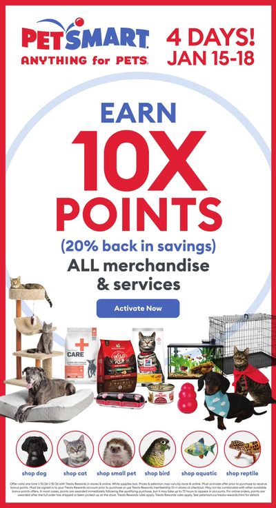 PetSmart Flyer January 15 to 18