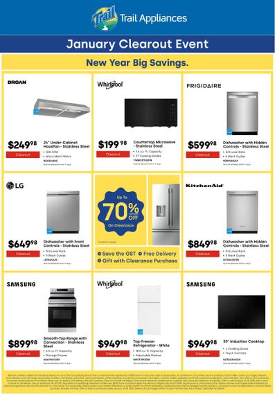 Trail Appliances (BC) Flyer January 15 to 21