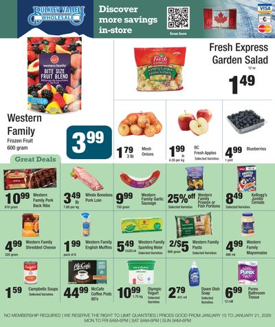 Bulkley Valley Wholesale Flyer January 15 to 21