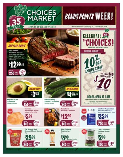 Choices Market Flyer January 15 to 21
