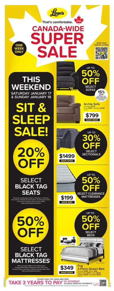 Leon’s Flyer January 15 to 21