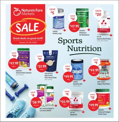 Nature's Fare Markets Flyer January 15 to 28