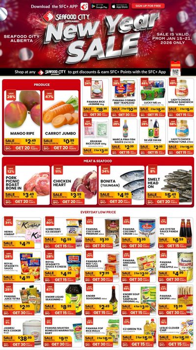 Seafood City Supermarket (AB) Flyer January 15 to 21