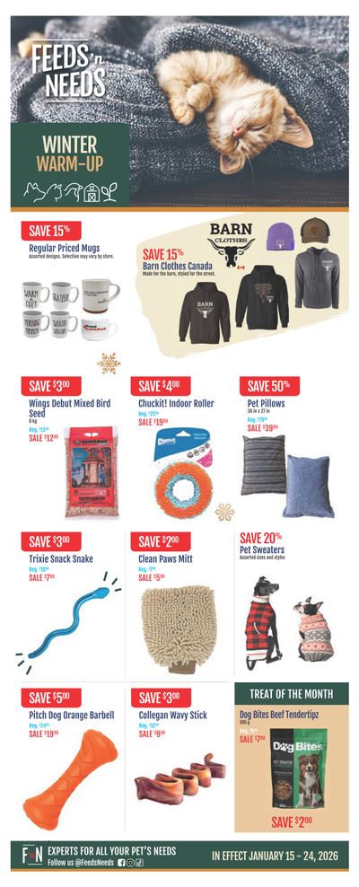 ShurGain Feeds'n Needs Flyer January 15 to 24