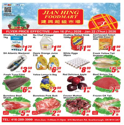 Jian Hing Foodmart (Scarborough) Flyer January 16 to 22