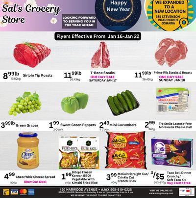Sal's Grocery Flyer January 16 to 22