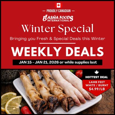 Basha Foods International Flyer January 15 to 21