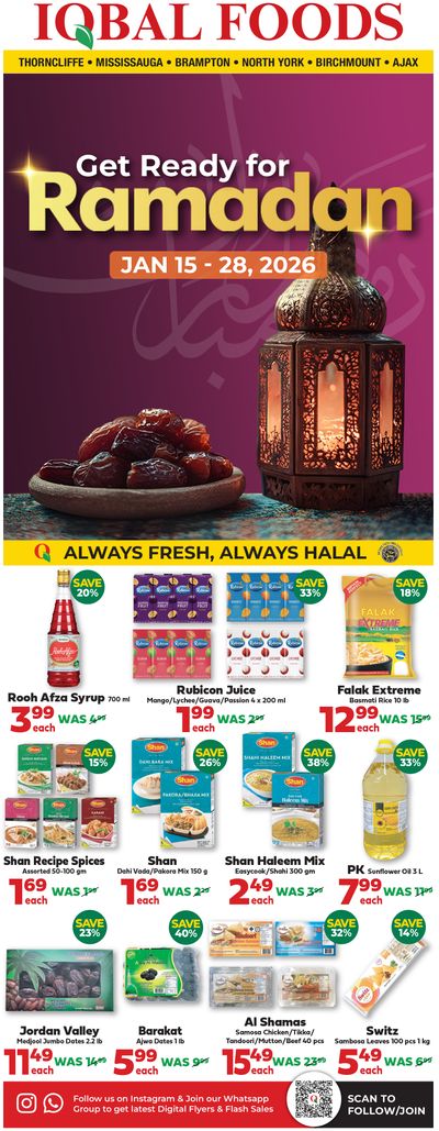 Iqbal Foods Flyer January 15 to 28