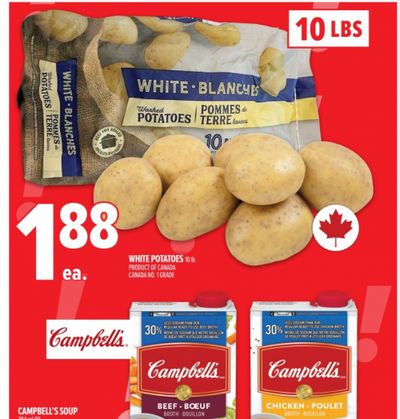 Metro Ontario: 10lbs White Potatoes $1.88 + Flyer Deals January 15th – 21st