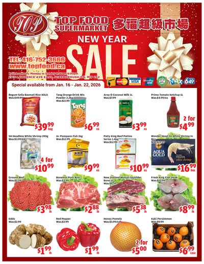 Top Food Supermarket Flyer January 16 to 22