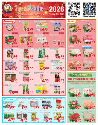 Fresh Value (Etobicoke) Flyer January 16 to 22