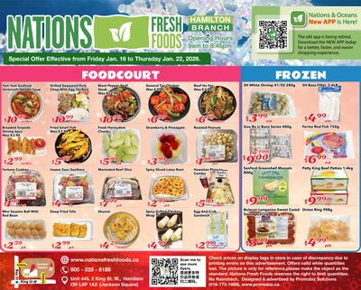 Nations Fresh Foods (Hamilton) Flyer January 16 to 22