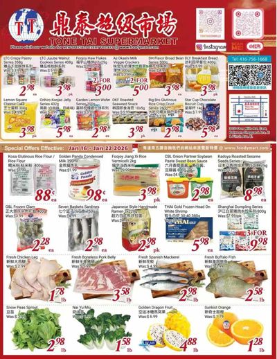 Tone Tai Supermarket Flyer January 16 to 22