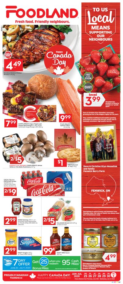 Foodland (ON) Flyer June 25 to July 1